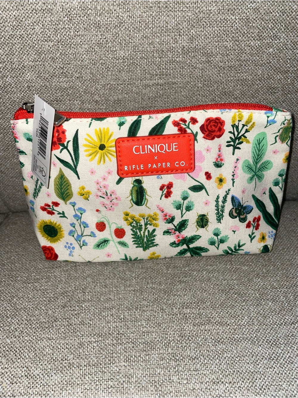 limited-edition Clinique x Rifle Paper Co. cosmetic pouch